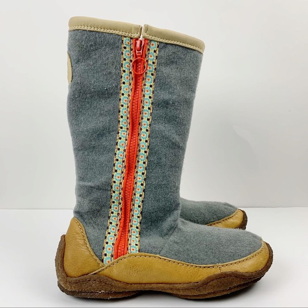 Sorel Norquay NL1709 Boot Wild Dove 9 Gray Orange